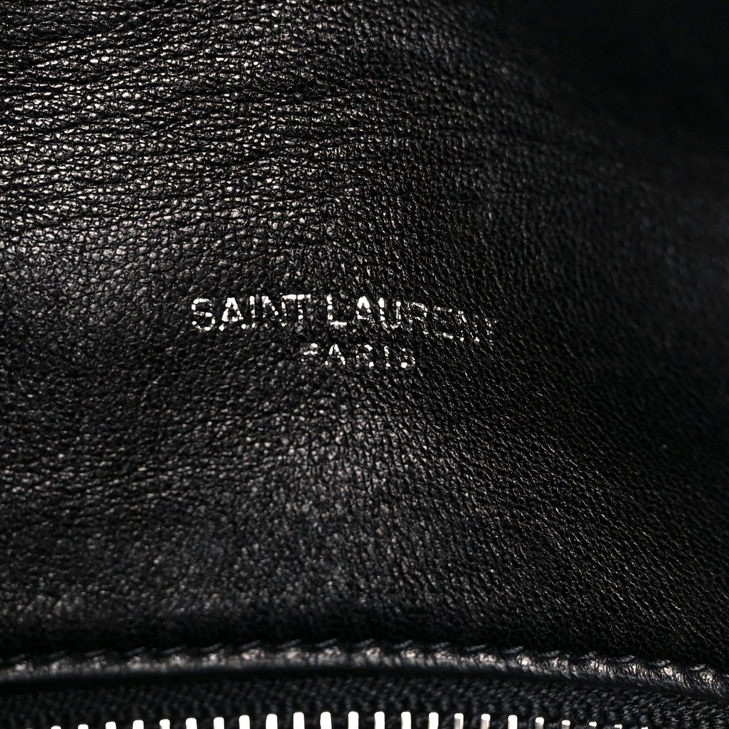 Lambskin Quilted Toy Loulou Puffer Monogram Chain Satchel Black