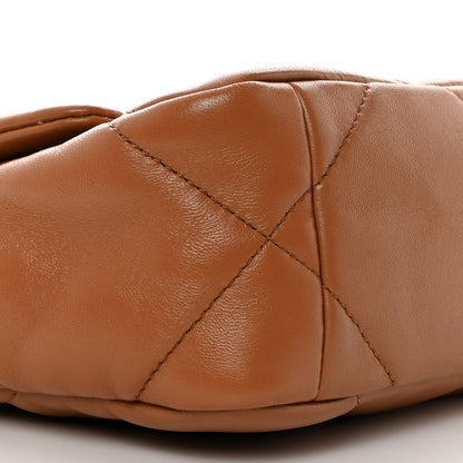 Chanel Lambskin Quilted Medium Chanel 19 Flap Brown 9 of 10
