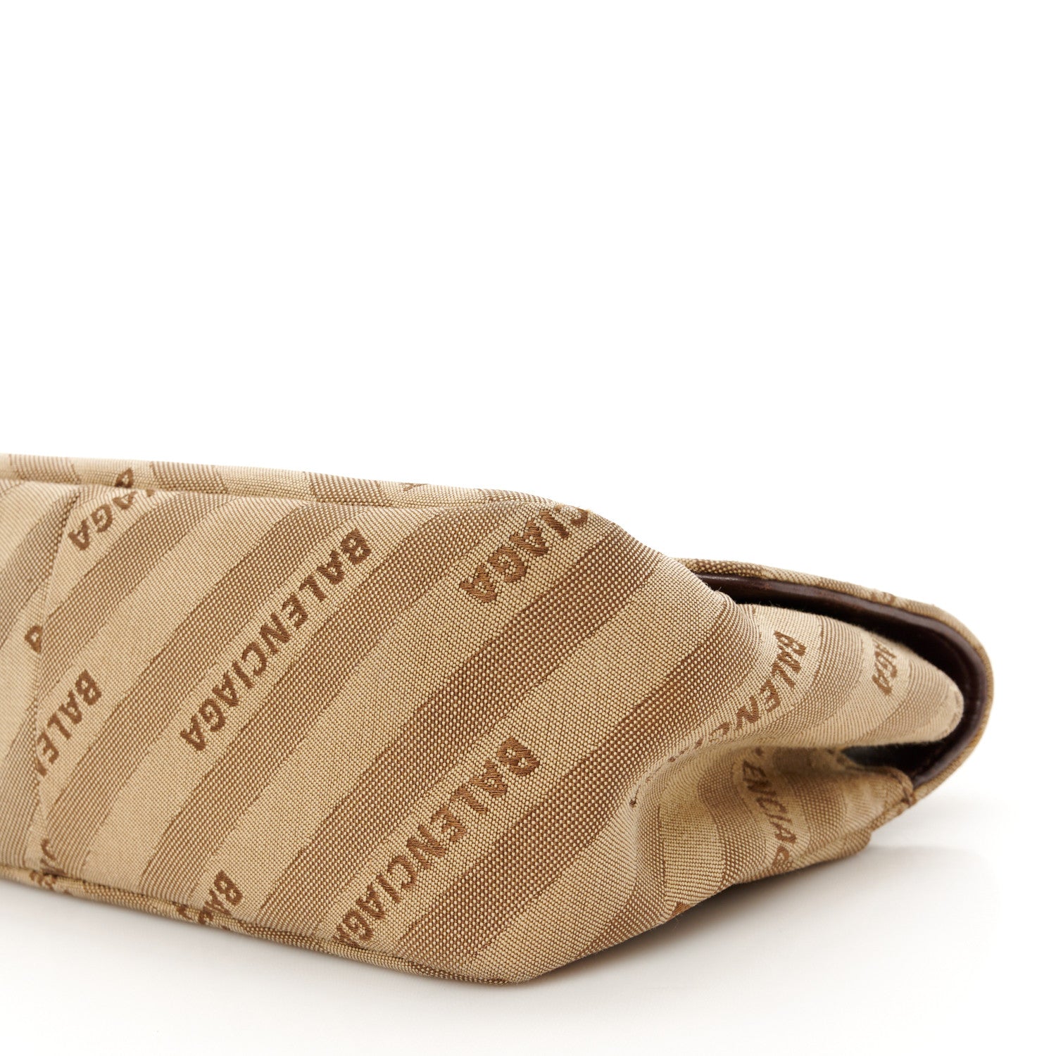 Balenciaga Jacquard Logo Matelasse S BB Round Shoulder Bag Beige Brown 10 of 10