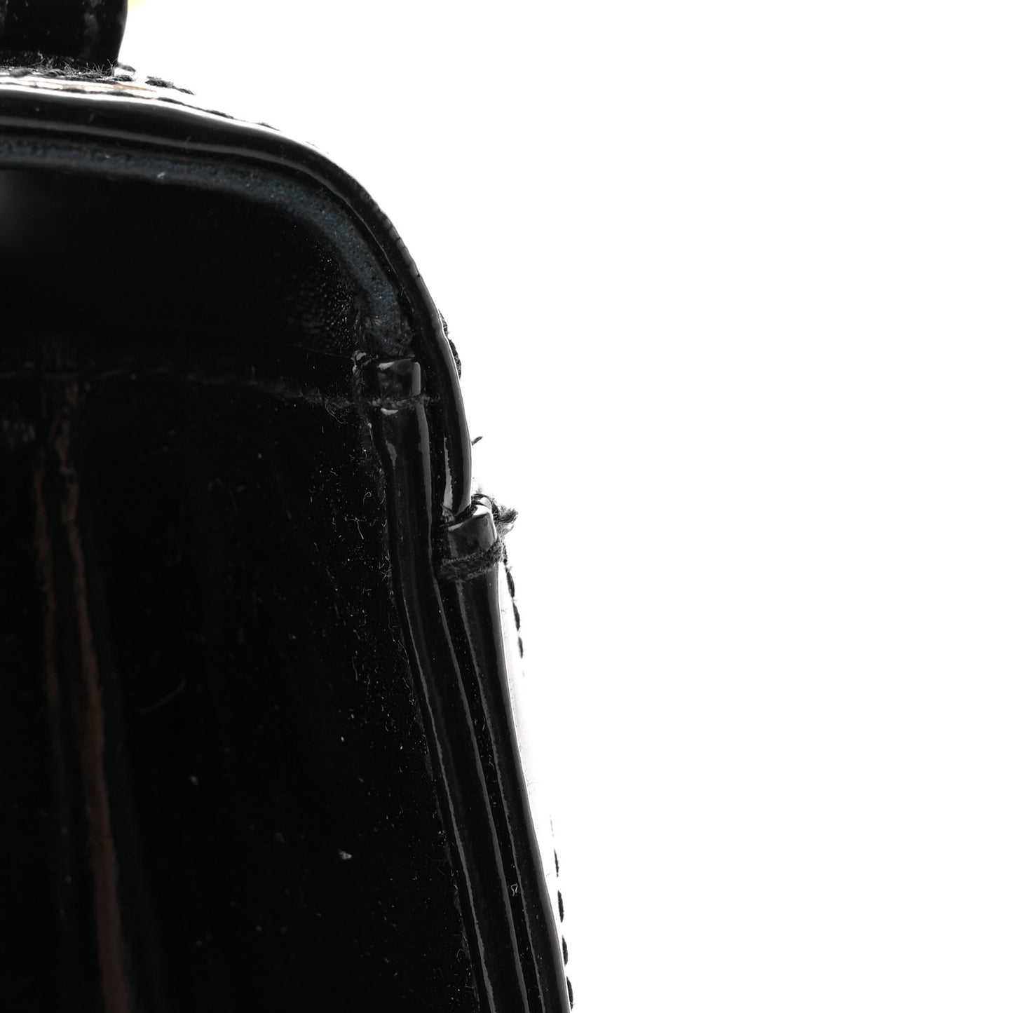 Patent Medium Kelly Flap Black