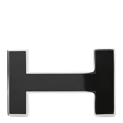 Hermes Quizz Enamel H Belt Buckle Black 1 of 4
