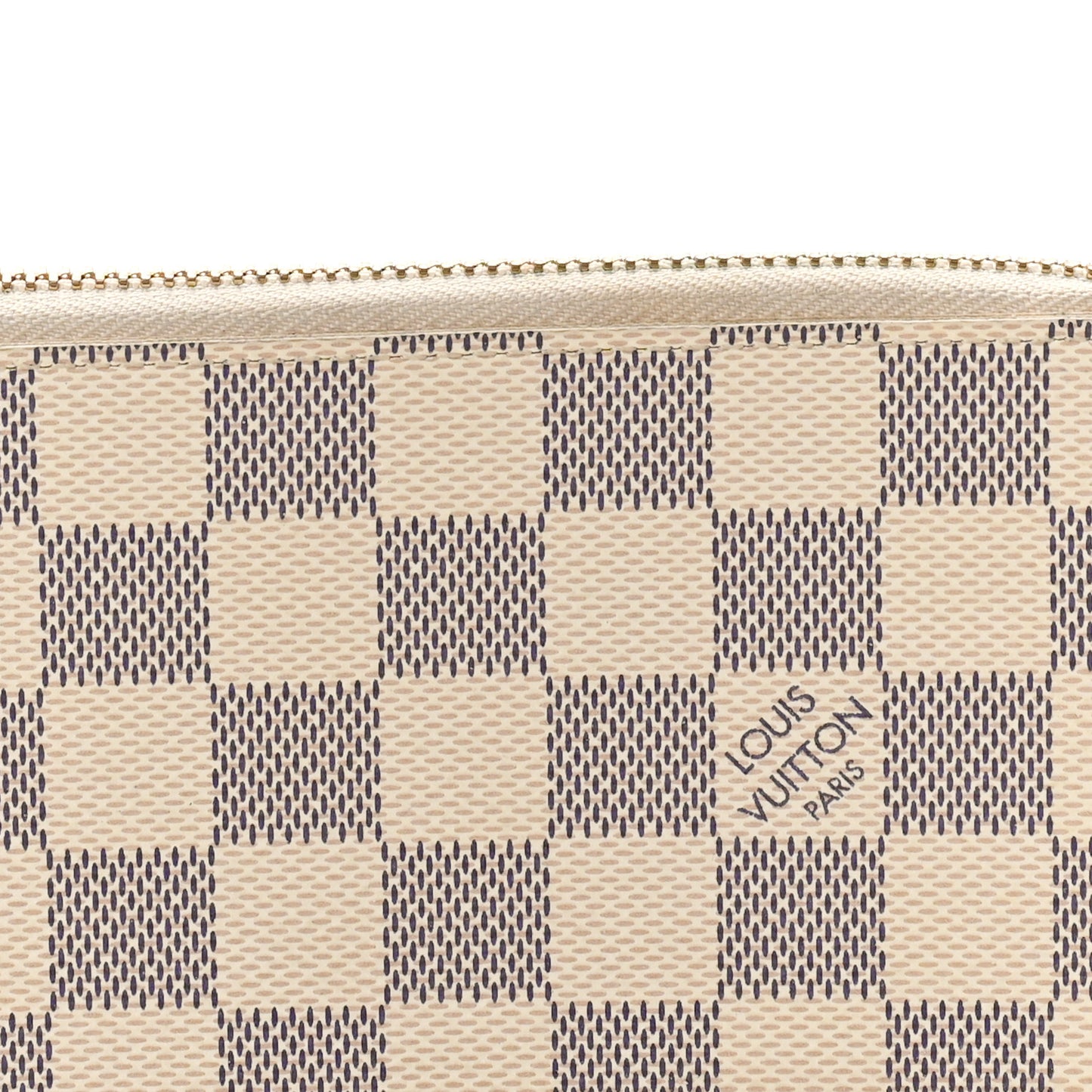 Damier Azur Clemence Wallet Rose Ballerine