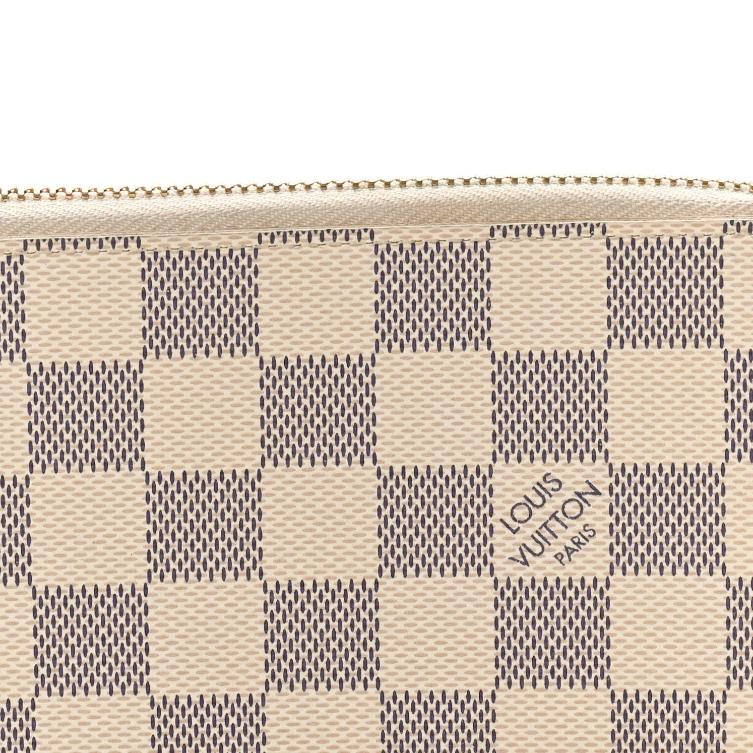 Louis Vuitton Damier Azur Clemence Wallet Rose Ballerine 7 of 8