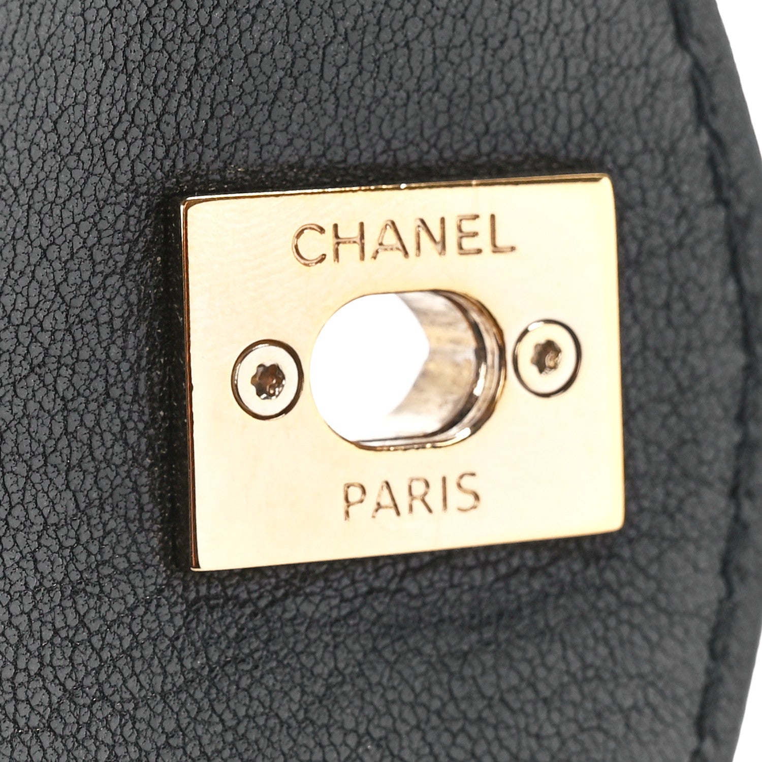 Chanel Goatskin Quilted Coco Curve Flap Messenger Flap Black 7 of 12