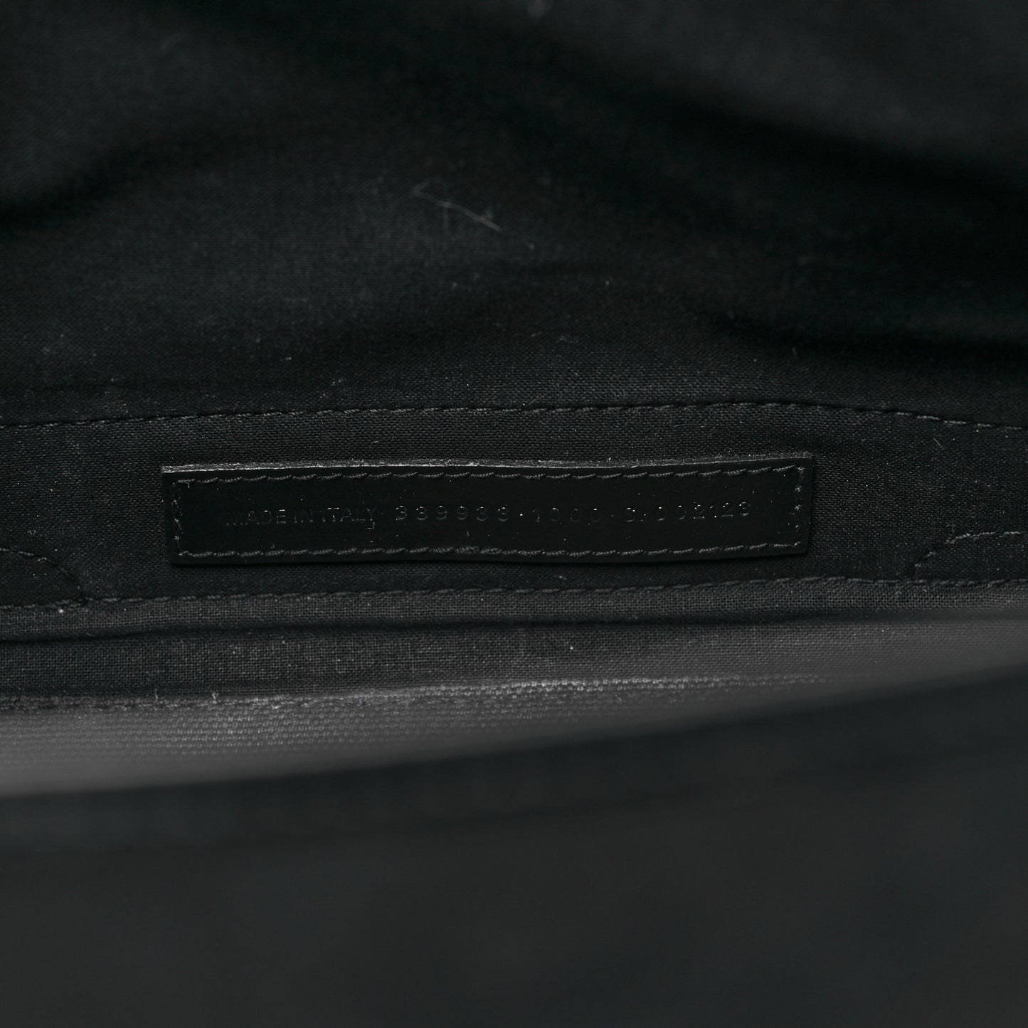 Cotton Canvas Calfskin S Navy Cabas Black