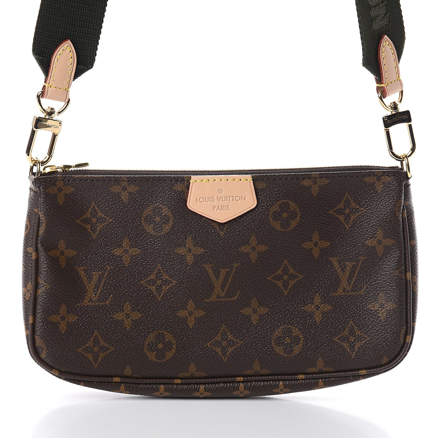 Monogram Multi Pochette Accessories Large Pochette Kaki