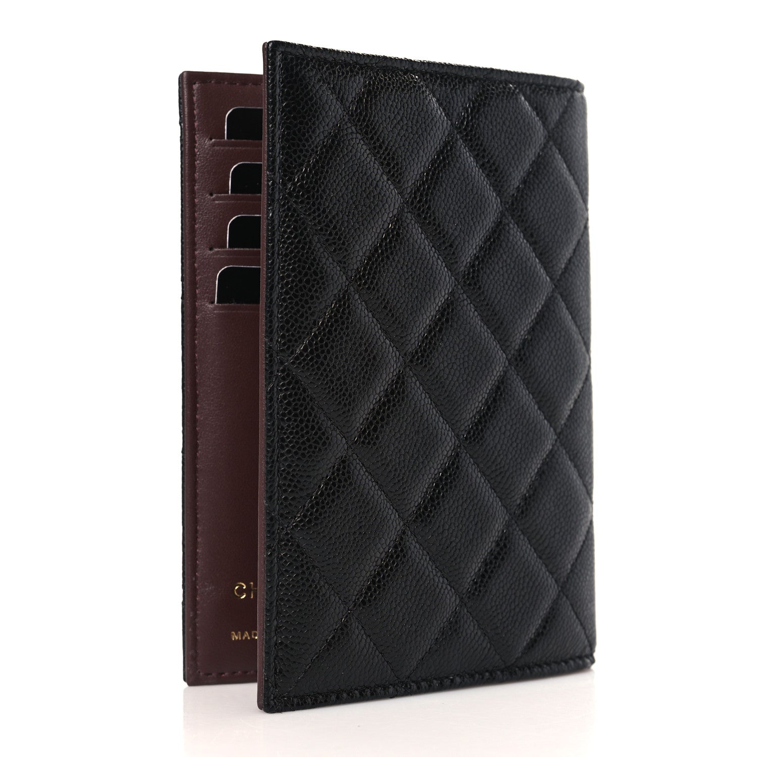 Chanel Caviar Quilted Passport Holder Black 3 of 8