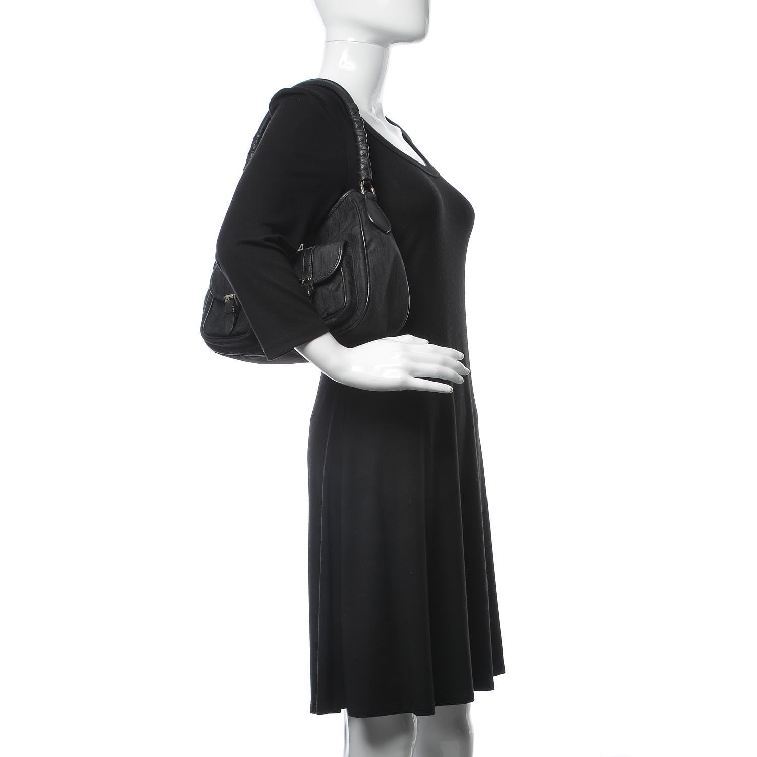 Christian Dior Diorissimo Lovely Hobo Black 2 of 9