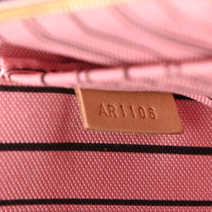 Louis Vuitton Monogram Neverfull MM GM Pochette Rose Ballerine 7 of 7