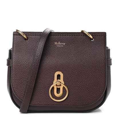 Mulberry Small Classic Grain Amberley Satchel Oxblood 1 of 8