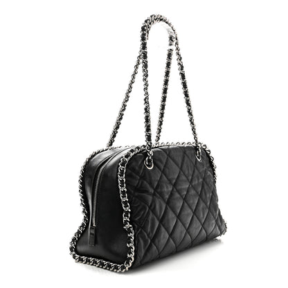 Chanel Calfskin Chain Around Bowler Black 3 of 10