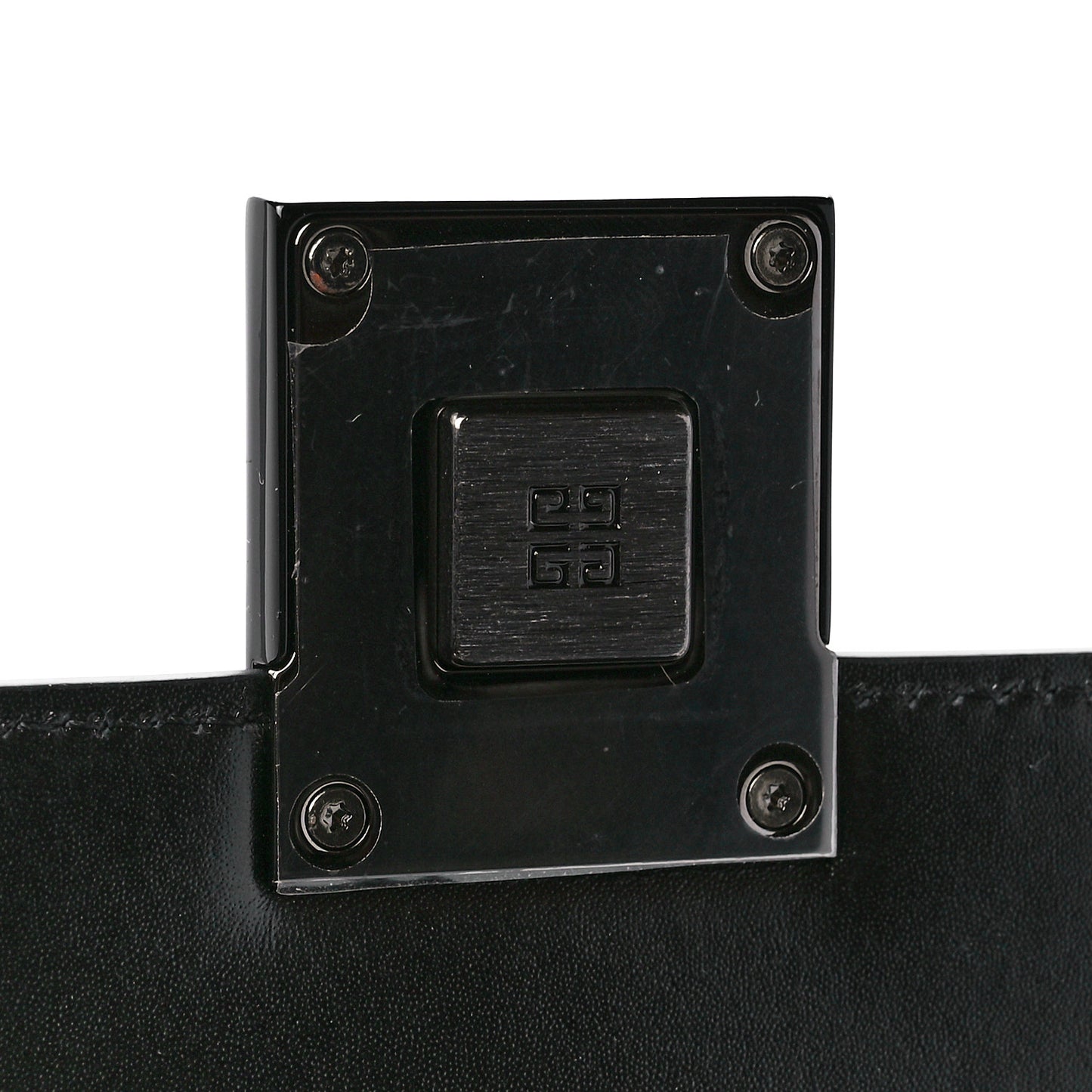 Box Calfskin Medium 4G Cube Chain Shoulder Bag So Black