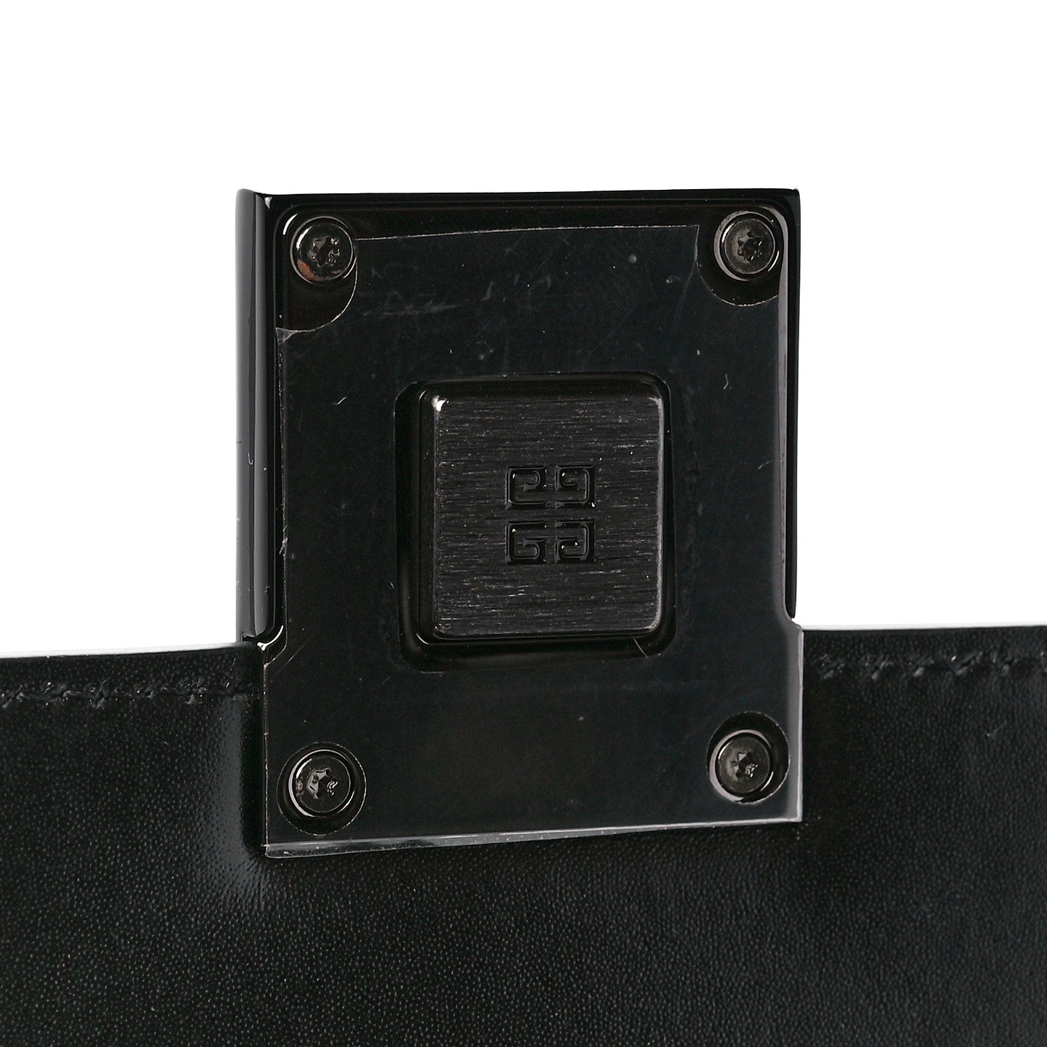 Givenchy Box Calfskin Medium 4G Cube Chain Shoulder Bag So Black 5 of 12