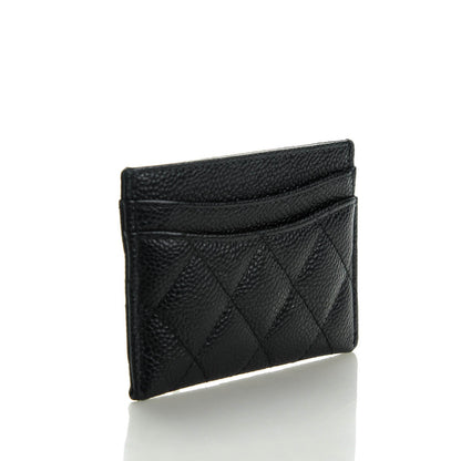 Chanel Caviar Quilted Card Holder Black 3 of 8