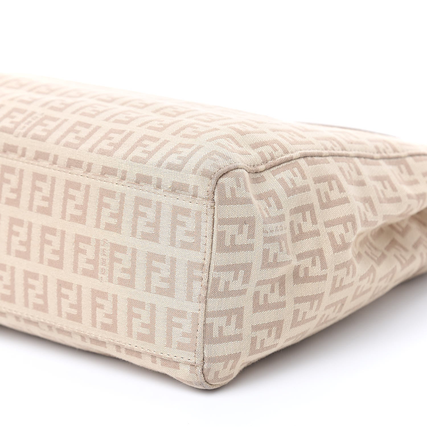 Fendi Zucchino Vitello Tote Beige Tortora 8 of 10