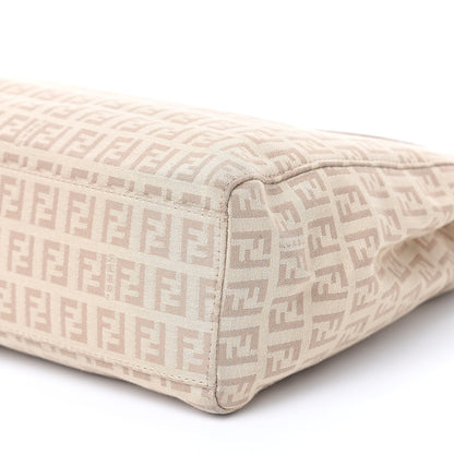Fendi Zucchino Vitello Tote Beige Tortora 8 of 10