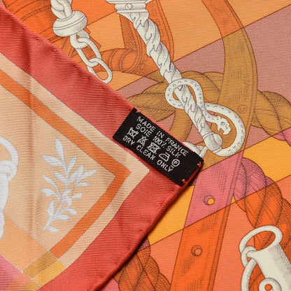 Hermes Silk Della Cavalleria Pocket Square 6 of 6