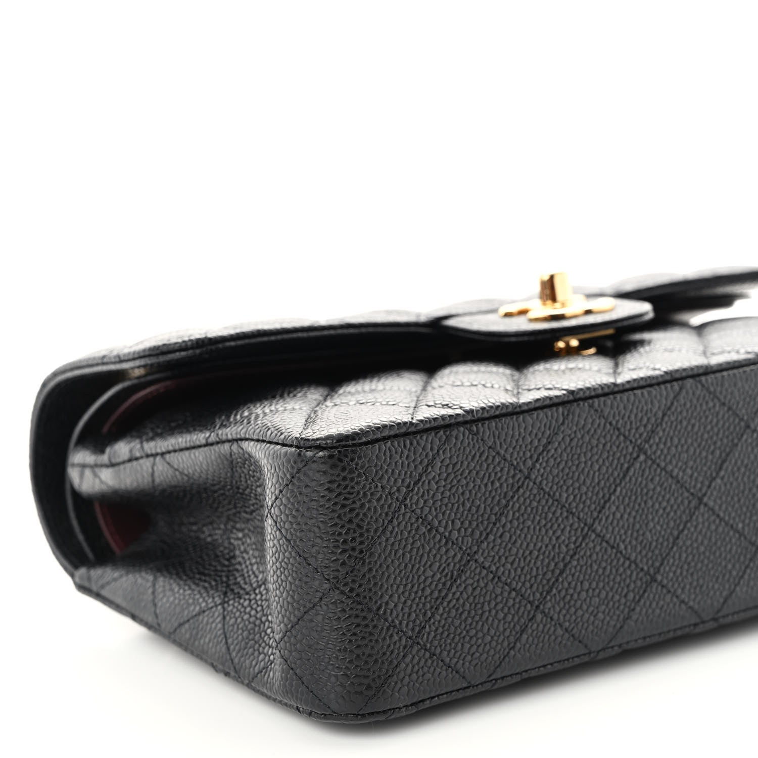 Chanel Caviar Quilted Small Double Flap Black 9 of 10
