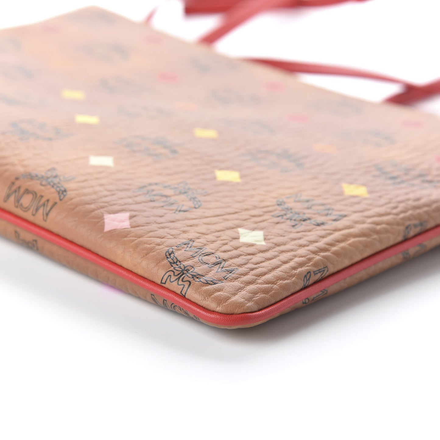 Skyoptic Visetos Mini Crossbody Pouch Spectrum Diamond Cognac Red