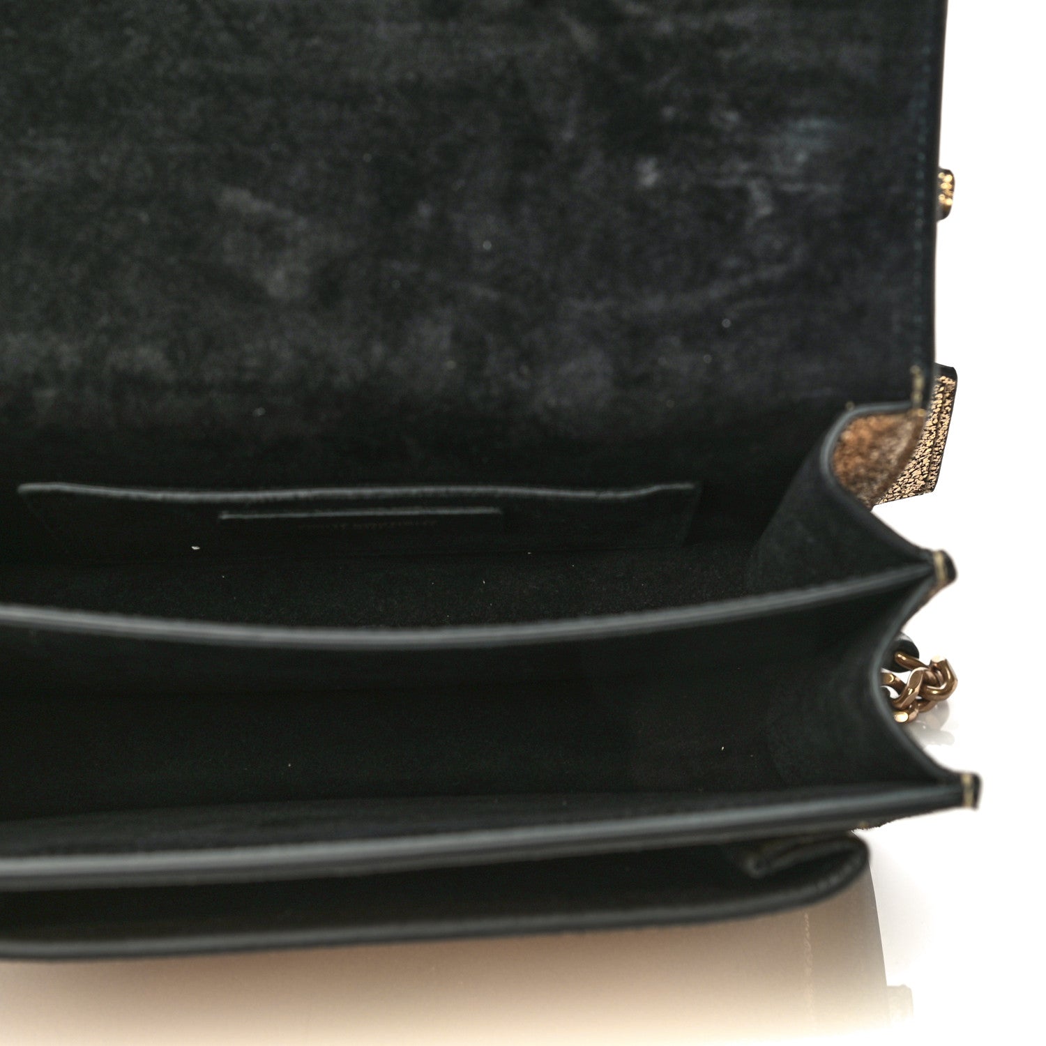Saint Laurent Metallic Sparkle Calfskin Small Monogram Sunset Gold 5 of 23