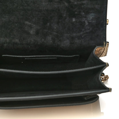 Saint Laurent Metallic Sparkle Calfskin Small Monogram Sunset Gold 5 of 23