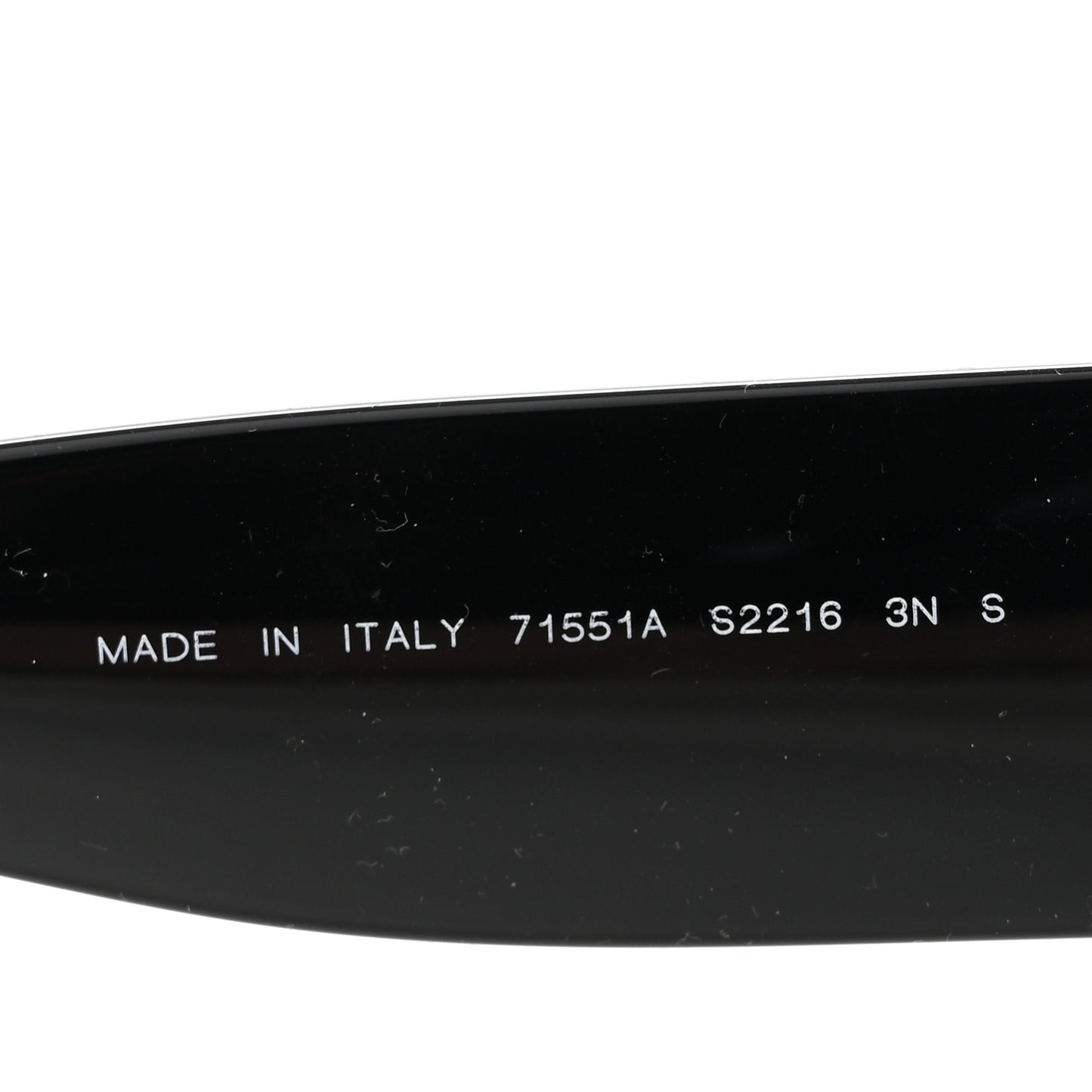 Acetate Rectangle Sunglasses 71551A Black Gold