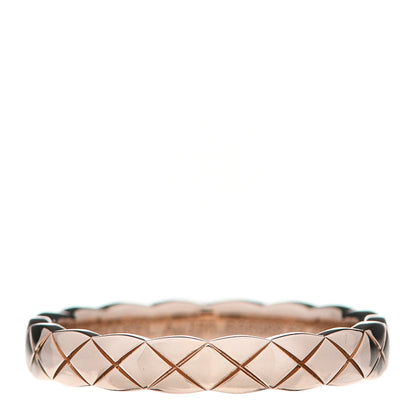 Chanel 18K Beige Gold Mini Coco Crush Ring 52 6 1 of 6