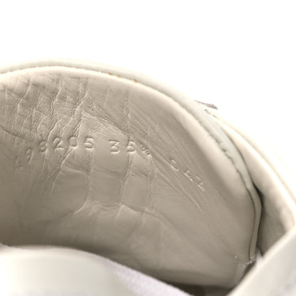 Gucci Calfskin Bee Star Embroidered Sylvie Web Ace Sneakers 35.5 White 10 of 12