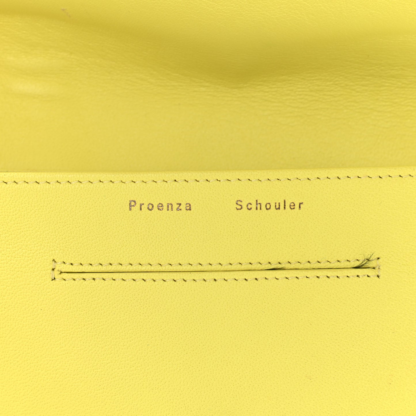 Lambskin PS1 Crossbody Wallet Yellow