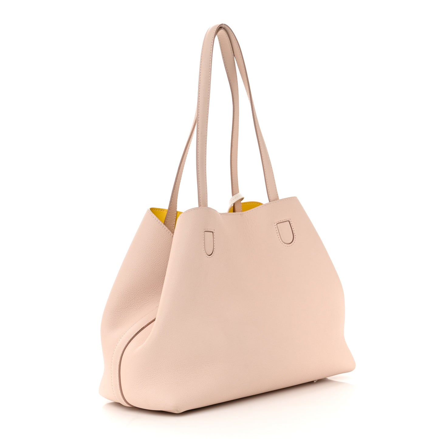 Grained Calfskin Medium Blossom Tote Pink