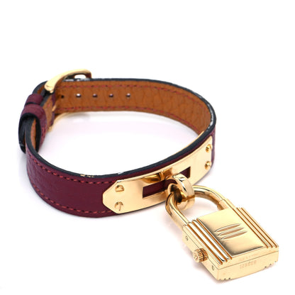 Hermes Stainless Steel Clemence 20mm Kelly Cadena Quartz Watch Rouge 3 of 4