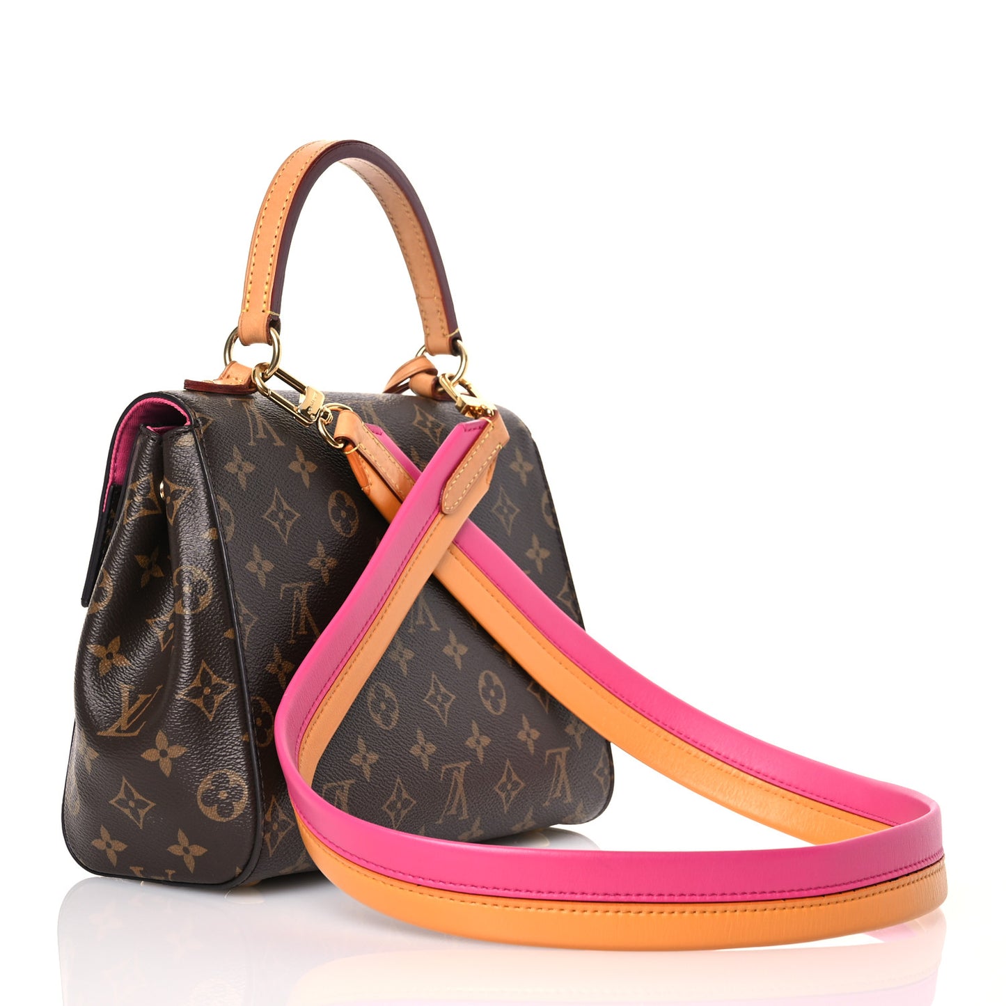 Monogram Cluny BB Bordeaux Fuchsia