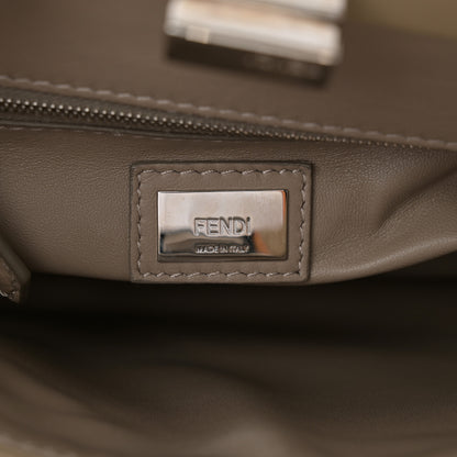 Fendi Nappa Mini Peekaboo Iconic Satchel Tortora 6 of 11