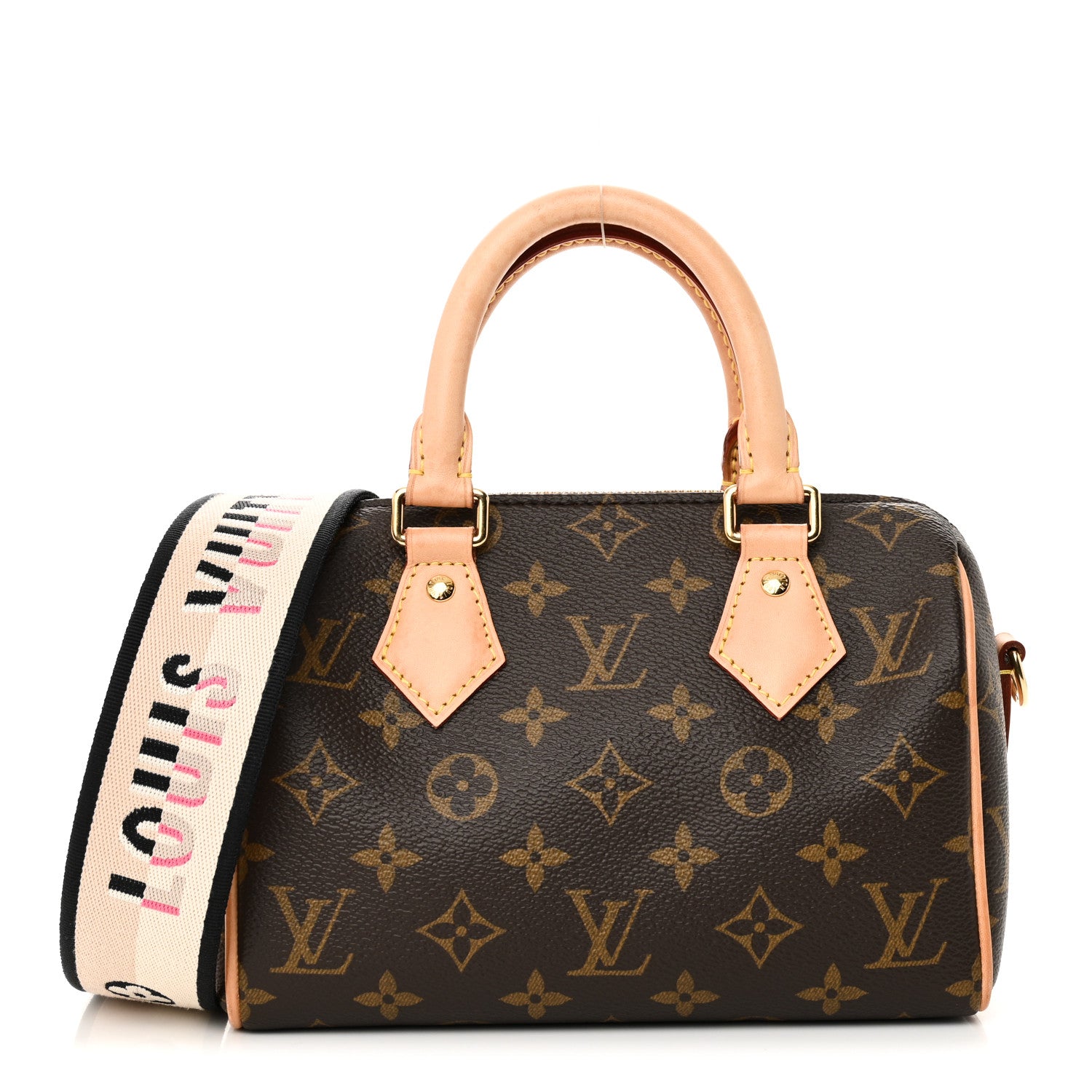 Louis Vuitton Monogram Speedy Bandouliere 20 Black 1 of 10