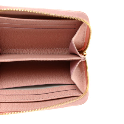 Louis Vuitton Damier Azur Zippy Coin Purse Rose Ballerine 5 of 7