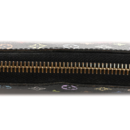 Louis Vuitton Monogram Multicolor Zippy Wallet Black Grenade 10 of 10