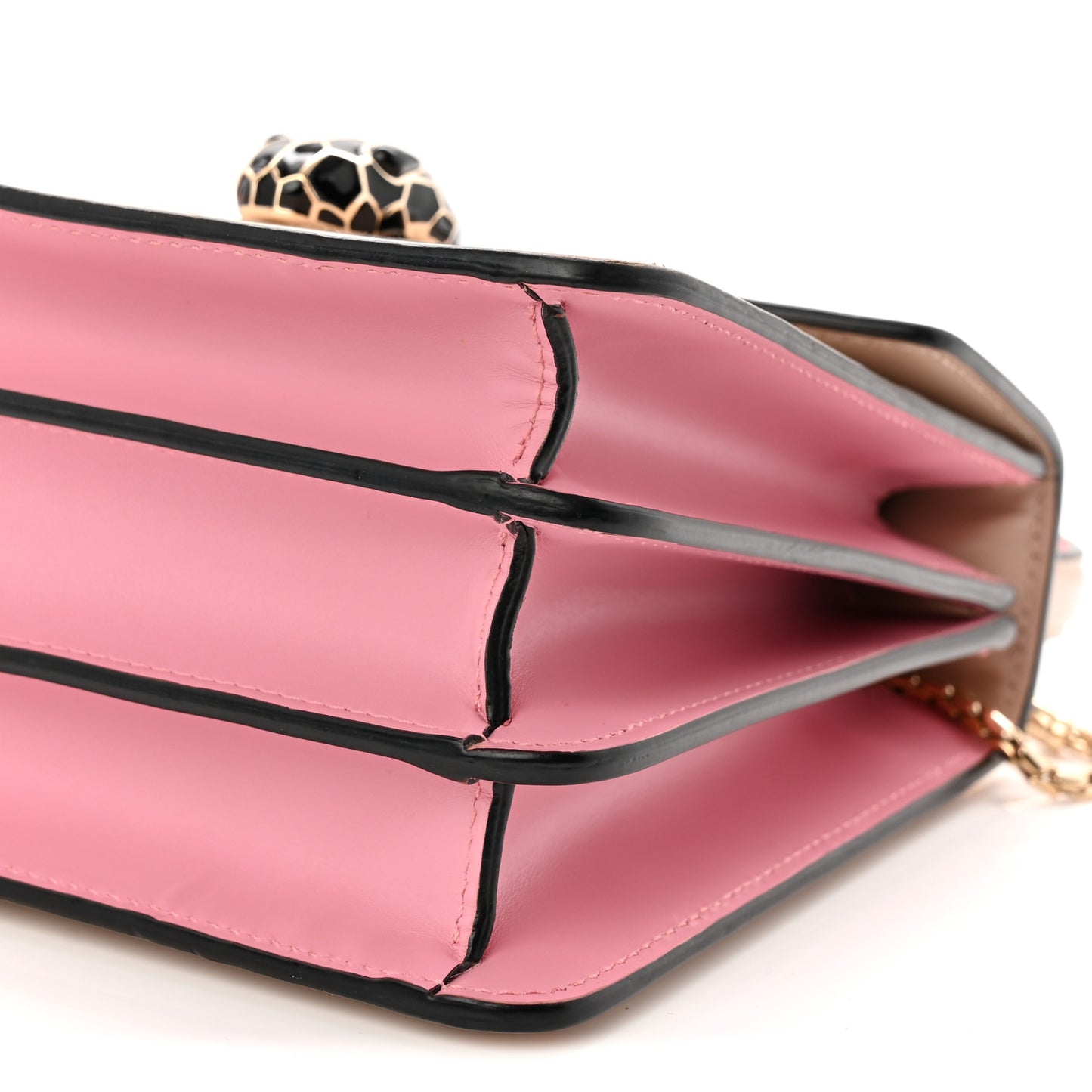 Calfskin Serpenti Forever Top Handle Light Pink