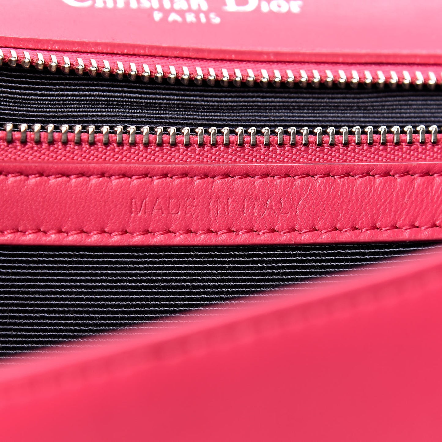 Lambskin Medium Diorama Flap Bag Fuchsia