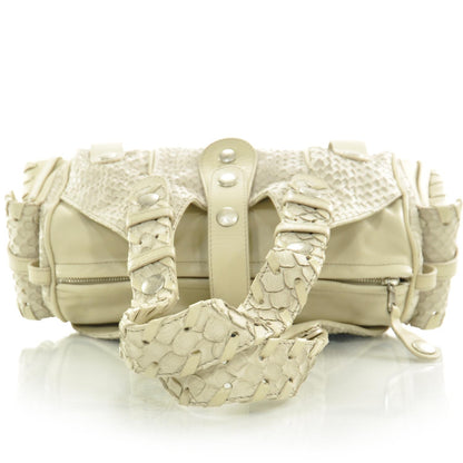 Chloe Python Silverado Shoulder Bag Sable 5 of 10