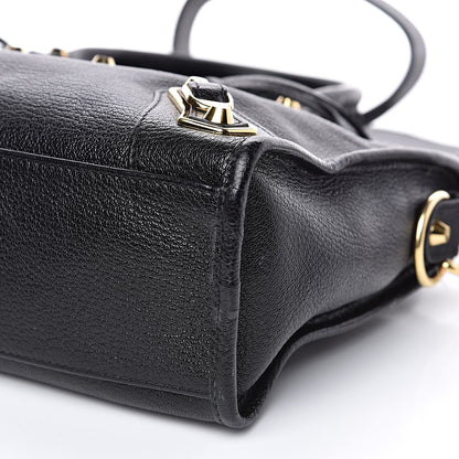 Balenciaga Chevre Gold Metallic Edge Hardware S City Black 9 of 9
