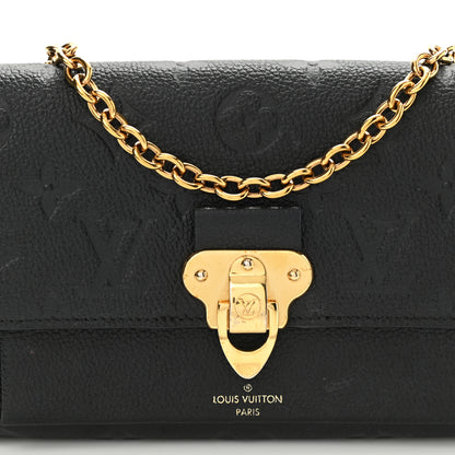 Louis Vuitton Empreinte Vavin Chain Wallet Black 8 of 13