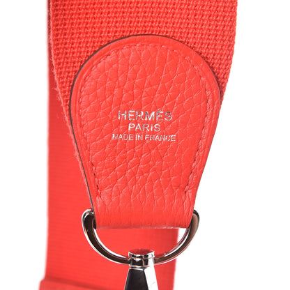 Hermes Taurillon Clemence Evelyne III PM Rouge De Coeur 8 of 12