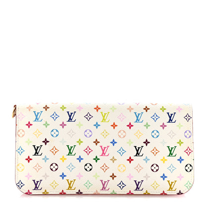 Louis Vuitton Monogram Multicolor Insolite Wallet White Litchi 1 of 6