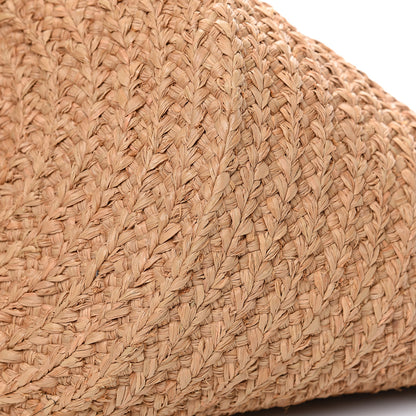 Saint Laurent Raffia Calfskin Medium Panier Tote 8 of 9