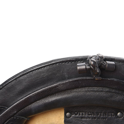 Bottega Veneta Calfskin Intrecciato Knot Clutch Black 6 of 9