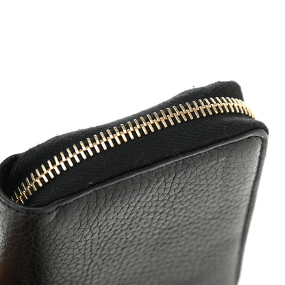 Gucci Pebbled Calfskin Small Soho Zip Around Wallet Black 11 of 13