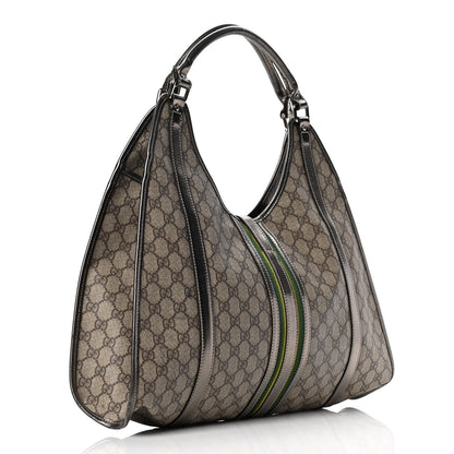 Gucci GG Plus Monogram Web Large Joy Shoulder Bag Metallic 2 of 10