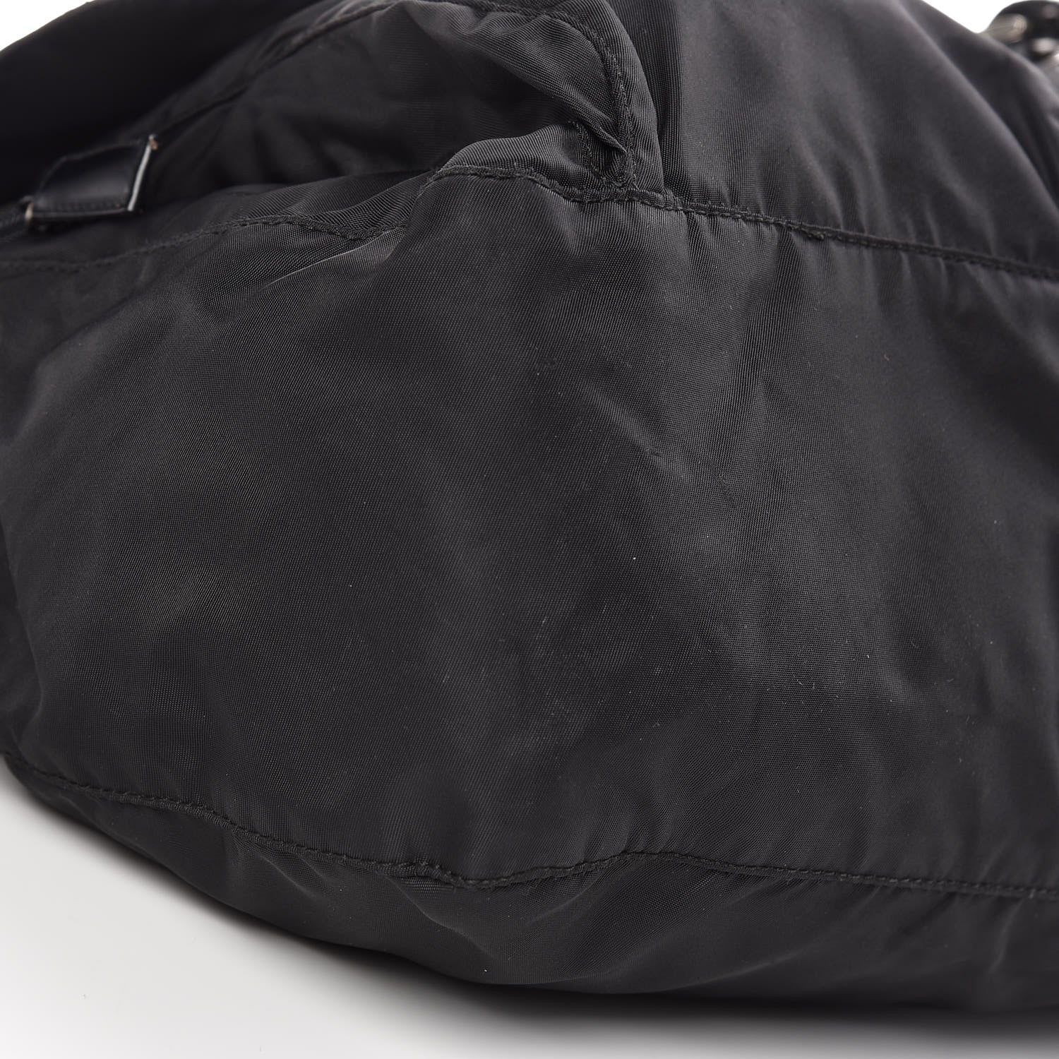 Prada Tessuto Nylon Messenger Bag Black 5 of 10