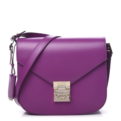 MCM Calfskin Patricia Crossbody Bag Purple 1 of 11