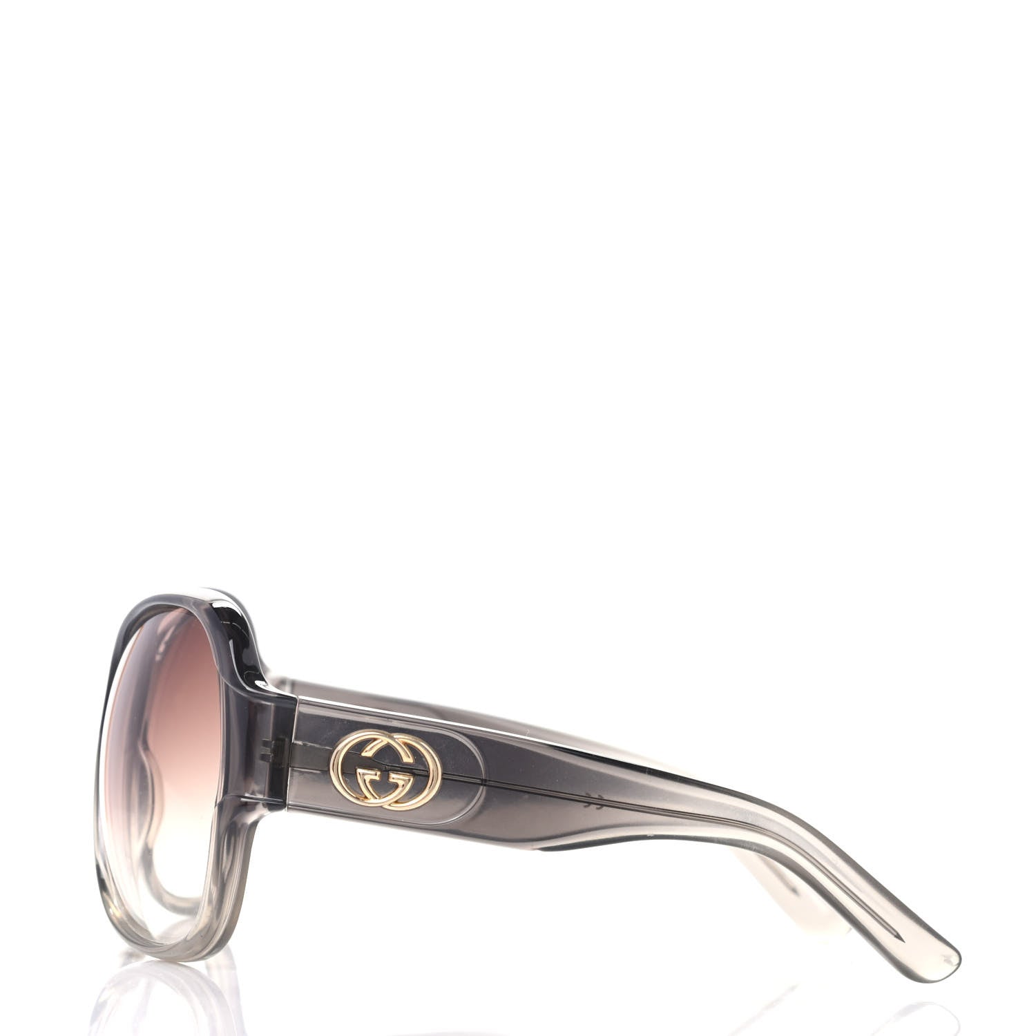 Gucci Acetate Round Frame Sunglasses GG2934S Brown 3 of 6
